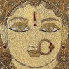 Goddess Lakshmi, Hindu Devi of Wealth & Prosperity Handmade | Embroidery in Wall Hangings by MagicSimSim