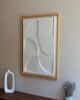 No. 19 Japandi Plaster Wall Relief - Scandinavian Neutral Decor | Wall Sculpture in Wall Hangings by Joseph Aurelius