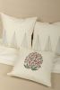 Pink Blossom Block Print Pillow | Cushion in Pillows by Ninéh