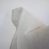 Cream Linen with Relaxed Flange Pillow 20x20 | Pillows by Vantage Design