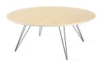 Williams Coffee Table / Maple / Round | Tables by Tronk Design. Item composed of wood and steel