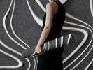 Charcoal Waves — Abstract Luxury Wallpaper Mural | Wall Treatments by ELLE WALLS