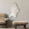 Textured White Plaster Wall Sculpture – Handmade Abstract Organic Art | Wall Hangings by Vaiva Art Atelier