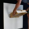 Floating White Nightstand 1 Drawer Made of Oak Wood | Storage by Manuel Barrera Habitables. Item made of oak wood works with scandinavian style