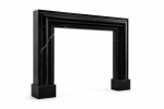 Nero Marquina Marble Fireplace Surround | Custom Luxury Mantel | Fireplaces by Vero Marble