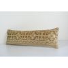 Muted Carpet Rug Pillow, Vintage Pastel Ethnic Turkish Yasti | Cushion in Pillows by Vintage Pillows Store