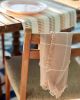 Grid Napkin - Peach | Linens & Bedding by MINNA