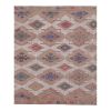 Vintage Taupe Turkish Jajim Kilim Rug 4'10'' X 6'8'' | Area Rug in Rugs by Vintage Pillows Store. Item made of fabric with fiber