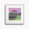 6x6 Original Collage Art | Fields by Shilo Ratner | Work by Shilo Ratner