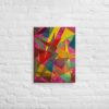 Canvas Print - In The Wine Glass - Geometric Abstract | Work by Eman's Gallery