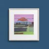 6x6 Original Collage Art | Fields by Shilo Ratner | Work by Shilo Ratner