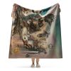 "Good Knight" Sherpa Blanket | Linens & Bedding by Greg "CRAOLA" Simkins