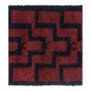 Mid Century Modern Tulu Turkish Tulu Rug with Tribal Pattern | Area Rug in Rugs by Vintage Pillows Store. Item composed of cotton & fiber