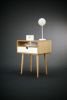 Nightstand in Solid American Oak with 1 Drawer | Storage by Manuel Barrera Habitables. Item made of wood