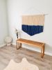 Large Black Modern Macrame | Macrame Wall Hanging in Wall Hangings by Love & Fiber | Sundrop Property in Berrien Springs. Item composed of cotton