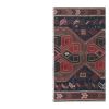 Mid 20th Century Decorative Long Vintage Kars Kilim Rug | Area Rug in Rugs by Vintage Pillows Store