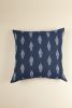 Midnight Blue Ikat Pillow | Pillows by Ninéh