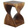 Haussmann® Original Wood Twist Stool 14 X 14 X 20 | Chairs by Haussmann®