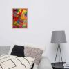 Framed Print - In The Wine Glass - Geometric Abstract | Work by Eman's Gallery