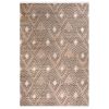 Modern Geometric Area Beige & Ivory Diamond Pattern Rug | Area Rug in Rugs by Swiflo