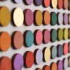 Two Hundred and Twenty Five 3D Painted Dots with Gold Painting | Collage in Paintings by Amelia Coward