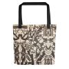 Tote Bag - Fragments of Memory - Abstract Ink Splash | Work by Eman's Gallery