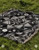 IVI - Mushroom + Cannabis  Blanket BW | Linens & Bedding by Sean Martorana. Item composed of cotton