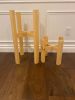 Indoor/Outdoor Mid-Century Style Plant Pot Stand Custom Fit | Plant Stand in Plants & Landscape by Good Wood Brothers. Item composed of wood in contemporary style