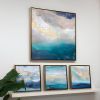 Saint Helena - Canvas Print in Gold Floater Frame | Prints by Julia Contacessi Fine Art. Item composed of canvas
