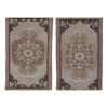 Hand Knotted Door Mat, Entryway Rug, Bath Mat, Set of Two | Rugs by Vintage Pillows Store. Item composed of fabric