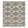 Turkish Kilim Rug, Canvas Vintage Turkish, Embroided Jajim | Area Rug in Rugs by Vintage Pillows Store. Item made of fiber