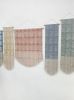 Scallop Block Print Fringe Wall Hanging in Terra Cotta | Tapestry in Wall Hangings by Julia Canright | Ojai Valley Inn in Ojai