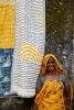 Spiral Sunset Quilt (Reverse) | Linens & Bedding by CQC LA. Item made of cotton