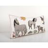 Uzbek Long Suzani Bed Cushion Cover with Animal Motif, Horse | Pillows by Vintage Pillows Store