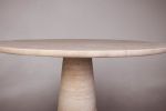 Essence Travertine Round Table | Dining Table in Tables by HamamDecor LLC