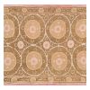 Central Asian Suzani Textile, Embroidered Cotton Bed Cover, | Tablecloth in Linens & Bedding by Vintage Pillows Store