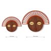 Mini Modern African Mask #23 | Wall Sculpture in Wall Hangings by Umasqu