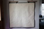 Modern Handmade Baby Quilt - Floral X Pattern | Linens & Bedding by Hazel Oak Farms. Item made of cotton