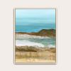 Uneven Ground II Art Print - Textured Coastal Landscape | Prints in Paintings by Lara Eckerman Art