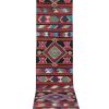 Mid Century Nomadic Wool Anatolian Hall Kilim Runner, Galler | Runner Rug in Rugs by Vintage Pillows Store. Item composed of cotton