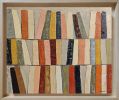 Atelier des reliures | Oil And Acrylic Painting in Paintings by Sophie DUMONT.. Item made of canvas compatible with minimalism and contemporary style