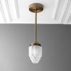 Art Deco Pendant Light - Skyscraper Shade - Model No. 5492 | Pendants by Peared Creation. Item composed of brass and glass