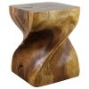 Haussmann® Wood Big Twist Coffee Table 16 in SQ x 20 in | Tables by Haussmann®