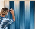 Blue Textile Art piece - AZURE BLEND | Macrame Wall Hanging in Wall Hangings by Rianne Aarts / Teddy and Wool Studio
