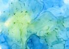 hidden currents | abstract art original | Watercolor Painting in Paintings by Megan Spindler