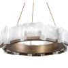 Alan Mizrahi QZ1205 Halo Titan Selenite Rock | Chandeliers by Alan Mizrahi Lighting Design