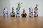 Glass Blown Icy Coral Mini Vase | Vases & Vessels by Maria Ida Designs. Item composed of glass