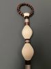 Macrame Wall Hanging with Wooden Beads, Boho Fiber Art Decor, Handmade Tassel Wall Hanging, Neutral Minimalist Home Decor, Large Macrame Art | Wall Hangings by İnanç Yılmaz