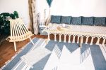 Breezy Camp Cot | Ornament in Decorative Objects by Modern Macramé by Emily Katz. Item composed of cotton and fiber