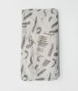 100% Linen Tea Towel - Watercolor Charcoal | Linens & Bedding by S W E V E N